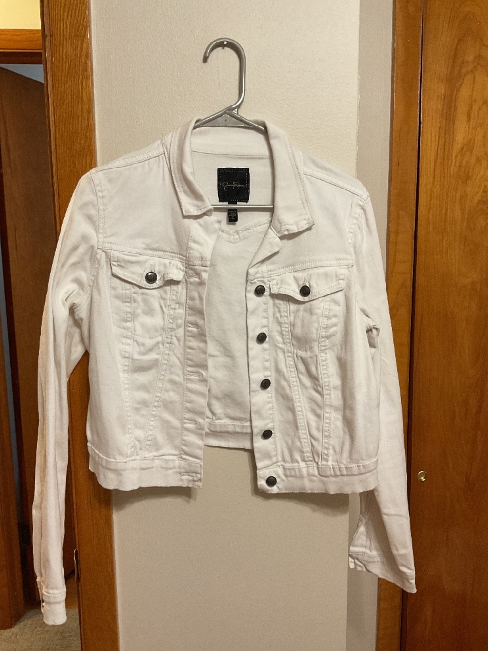 White Jean jacket